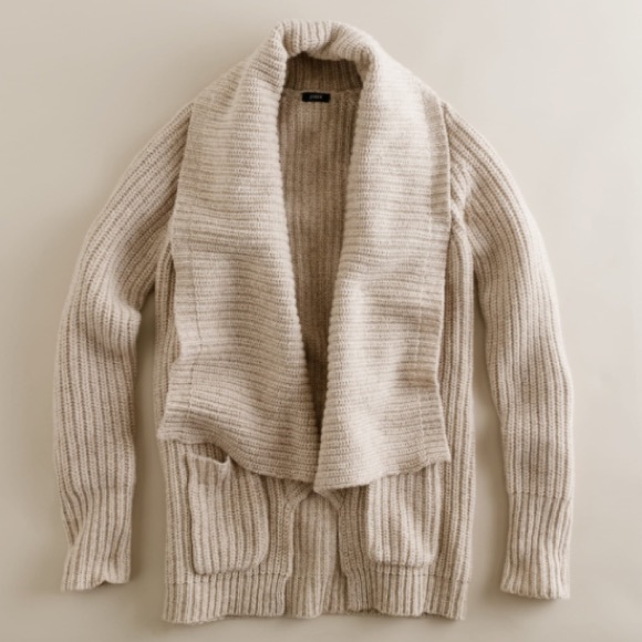 J. Crew Sweaters - JCrew Marled Lambswool Apreś Cardigan